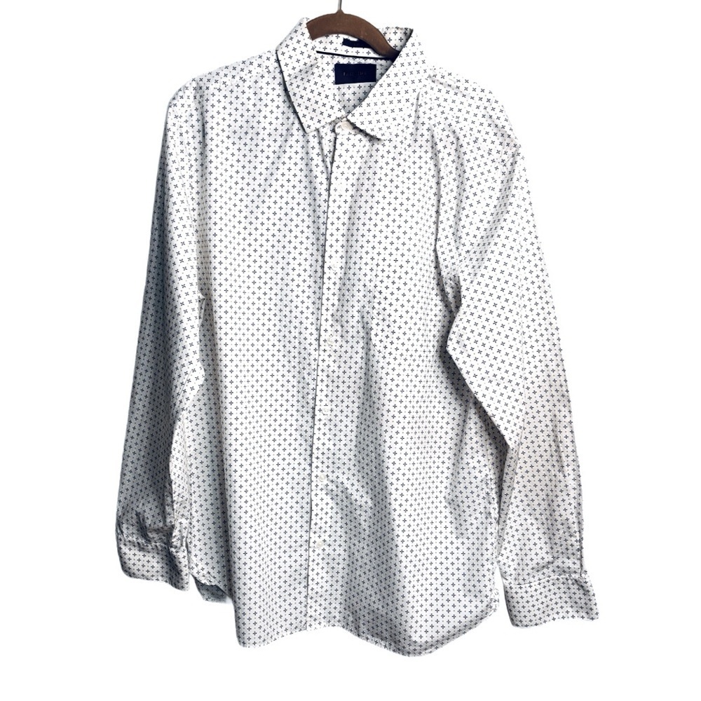 FAIRLINE LONG SLEEVE DRESS SHIRT SIZE XL 100% COTTON